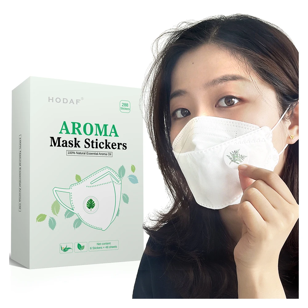 Natural Pure Aroma Essence Oil Customized Aroma Scented Face Mask Stickers Patch