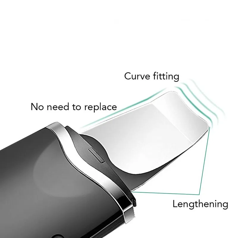 Skin Care Device Dead Skin Remover Deeply Cleaning Ultrasonic Electric Facial Scrubber