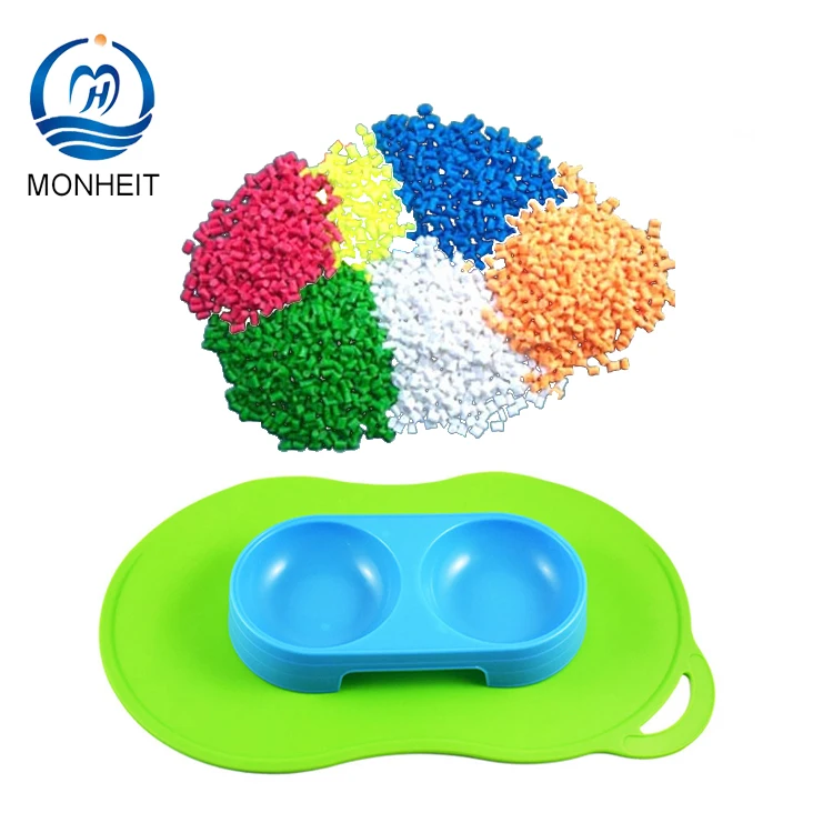 
User-friendly Thermoplastic Elastomer TPE Resin For Pet Placemat 