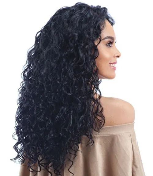 
Human Brazilian Hair Full Hd Front 360 Lace Front Wig Deep Wave Silk Top Frontal Curly Wig For Black Women silk base 