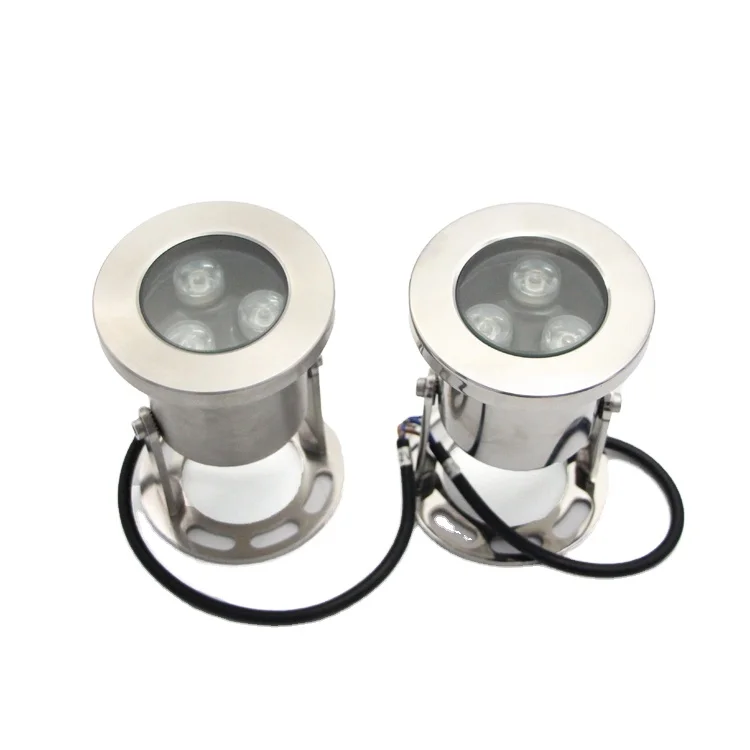 Swimming pool rgb dmx ip68 waterproof outdoor garden underwater led spot light