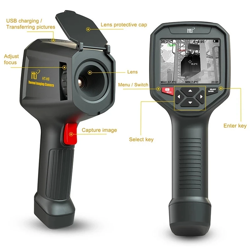 XINTAI Thermal Imaging Ht-19 Thermal Camera Industrial Thermal Imager Manufacturers Cheap Made in China Thermal Scanner 384X288