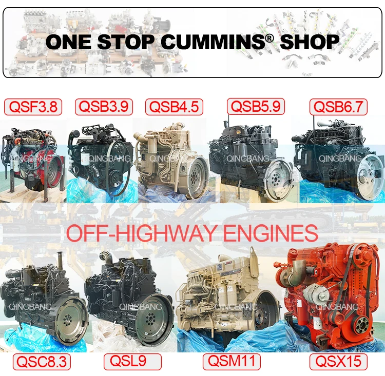 Двигатель Cummins QSF 3 8 с дополнительной мощностью 99HP 2200 об/мин CM2350 CPL4787 для пневматических роликовых двигателей CP2700