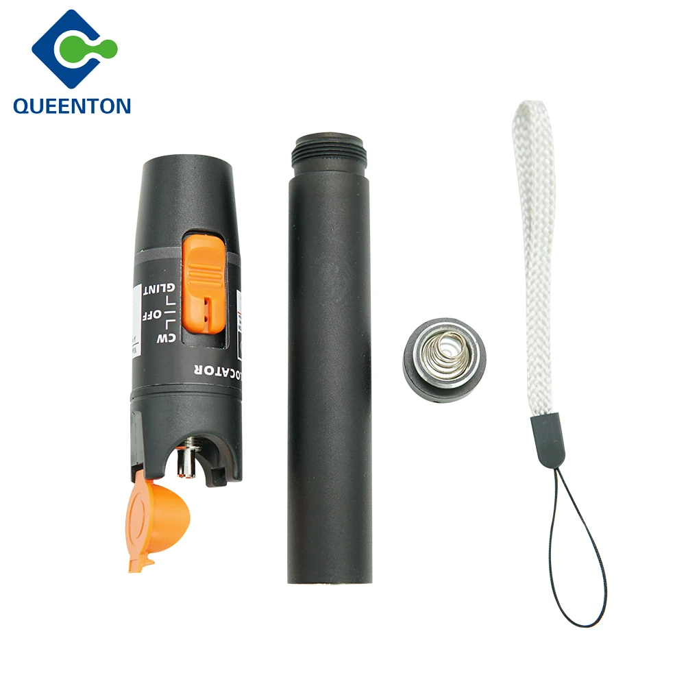 FTTH SC/FC/ST Adaptor Fiber Optic Cable Tester Red Laser Light 10mw Pen Type VFL Fiber Visual Fault Locator Installing Testing