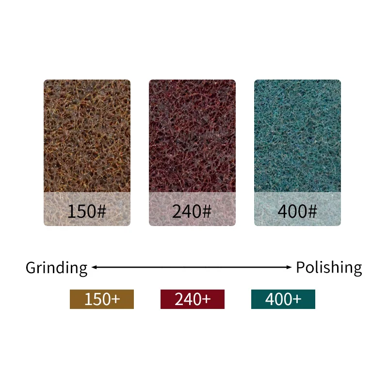 Surface Conditioning/Non-Woven Abrasive Spiral Band Customizable Size Diameter from 1/2in to 3inch Polishing Deburring Finishing