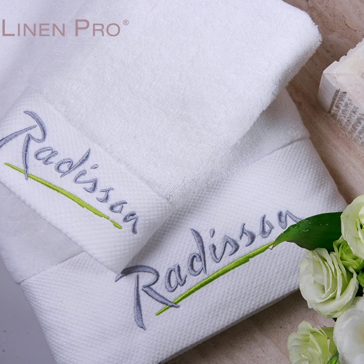 Linenpro Hot Selling Luxury Hotel Towel 100% Cotton High Quality No Embroidery High Absorbent Bath Towel For Spa