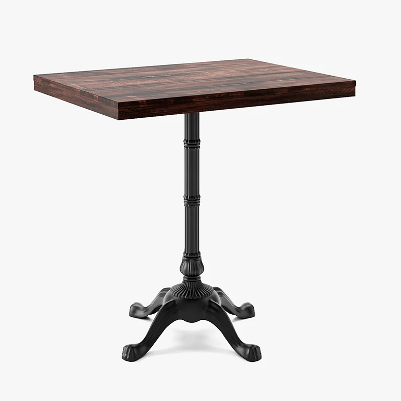 cheap price wooden coffee table new style small wood dining table set for restaurant