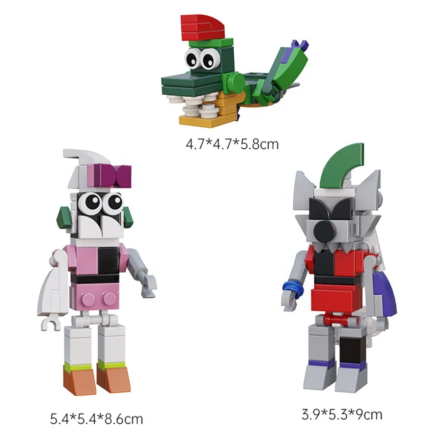 Mini Building Block Sets Anime Action Figures Educational Building Block Toys Popular Kids Toys