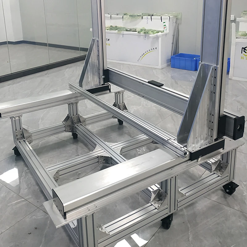 Линейный сценический Высокоточный моторизованный перекрестный слайдер линейный рельсовый шариковый винтовой Модуль стол с несколькими осями