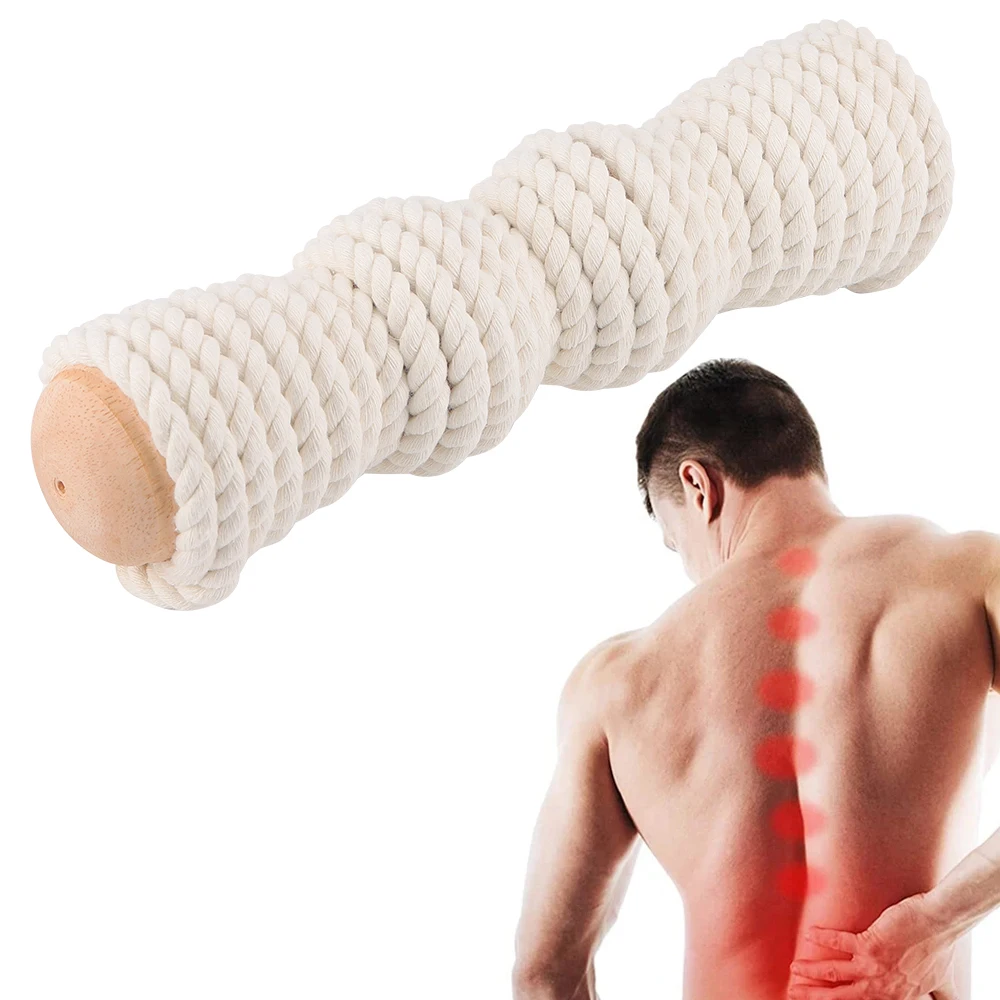 Cork Roller New Physical Therapy Muscle Roller Stick Back Leg Calf Massage Sticks Muscle Roller Massage Stick Wood