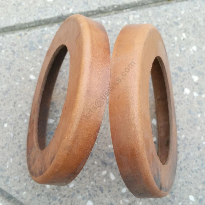 SWKS Custom Leather Gasket Packing Washer Seal Vee Packing Leather Chevron Ring Leather Cup Seal