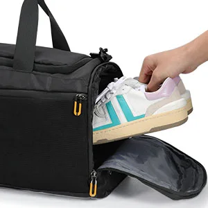DAYGOS 2024 Hot Sale Durable Gym Bag with Large Volume for Gym Exercise Waterproof Fabric Gym Bag with Shoes Compartment