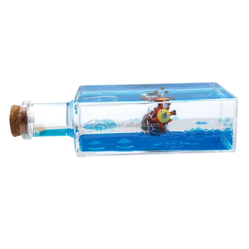 Thousand sunny fluid ship liquid paperweight crystal ships drift bottle desktop decoration