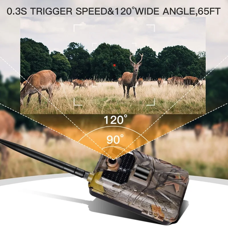 Best Sales 2G GSM MMS SMTP Hunting Trail Photo Trap Wildlife Waterproof Wireless Infrared Camera HC-900M