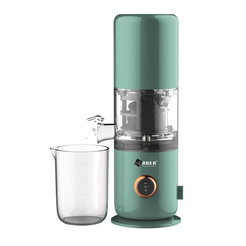 Cold Pressed Fresh Juice Small Electric Carrot Lemon Compact Vegetable Juicer Machine Mini Slow Juicer