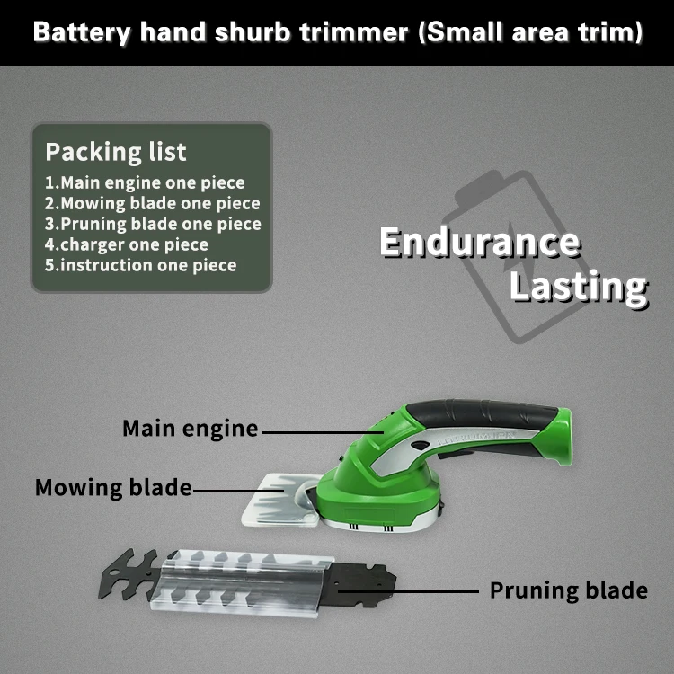 7.2v hedge trimmers/cordless hedge trimmer,shrub trimmer
