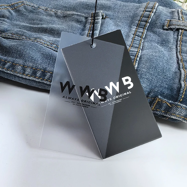 Custom fashion style paper pvc clothing hang tags,Garment tags with logo printing,wholesale hangtags hang tag