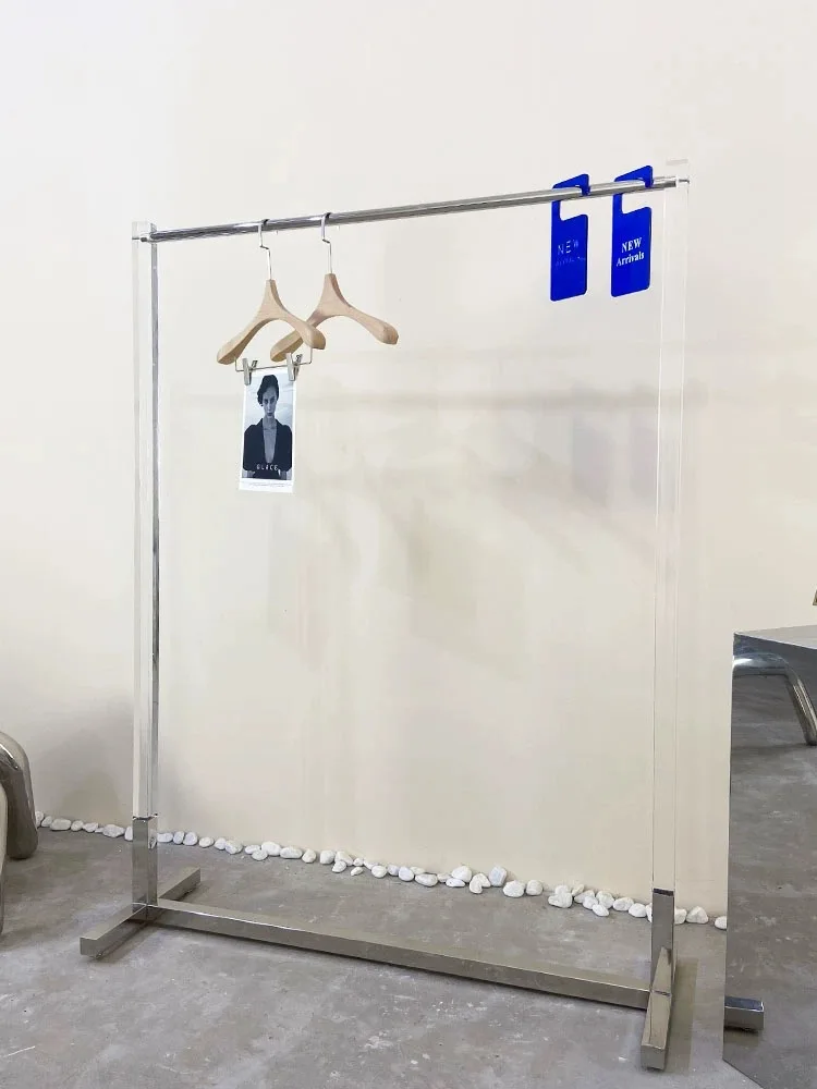 Household Multi kinetic Large Acrylic Floor Hanger Acrylic Floor Vertical Roller Hange