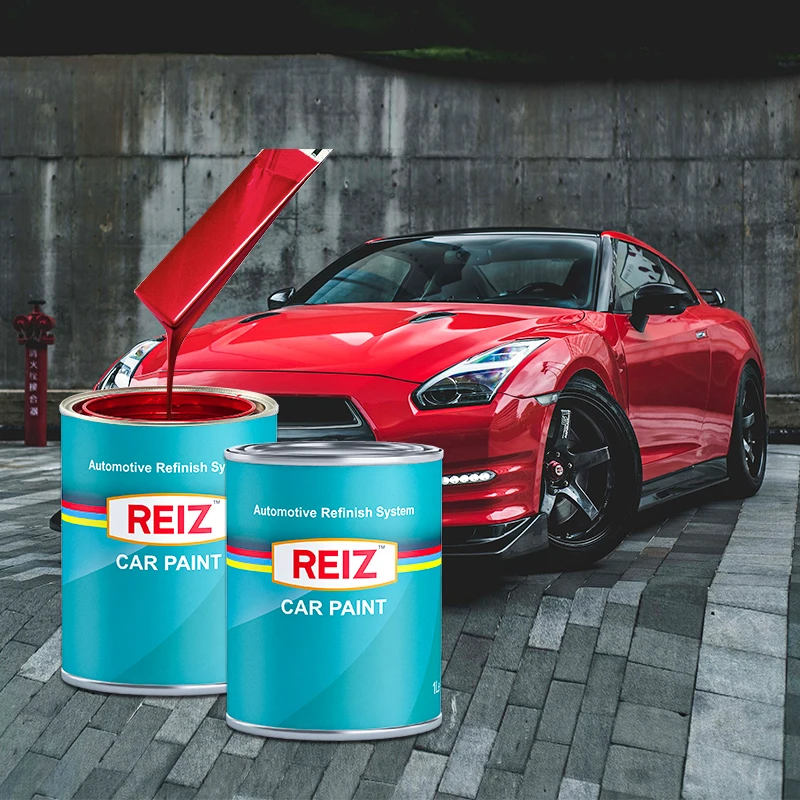 Reiz Acrylic 2k Auto Color Paint Repair Refinish Pu Manufacturer China Car Paint Spray For Auto Paint Mixing Machine