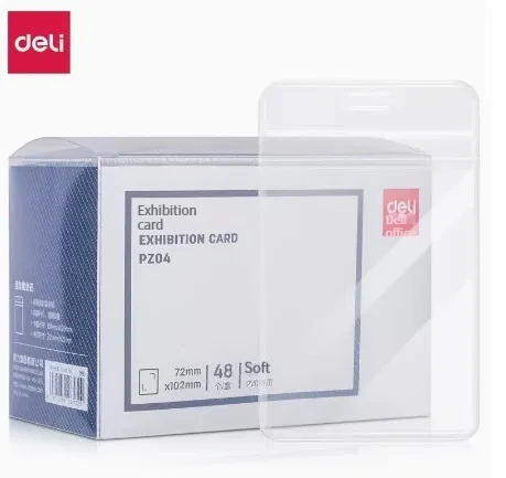 Deli PZ06 ID SetWork Permit Card SetWork Badge Student Campus Card Set
