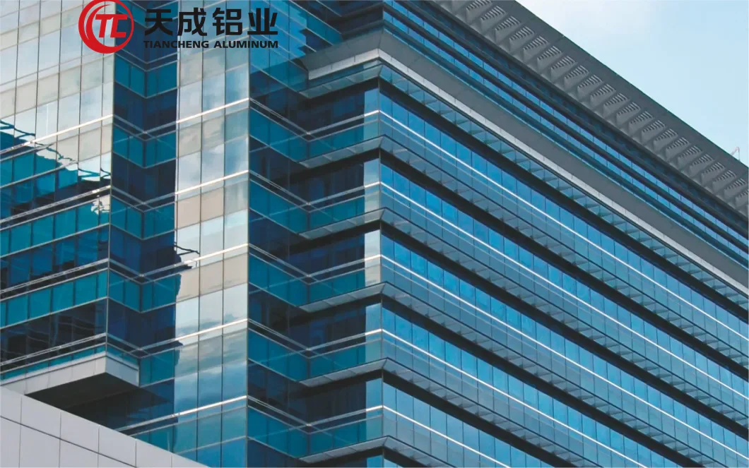 China Best Quality Building Panels Composite Curtain Wall Tinted  custom extrusion Aluminium Profile