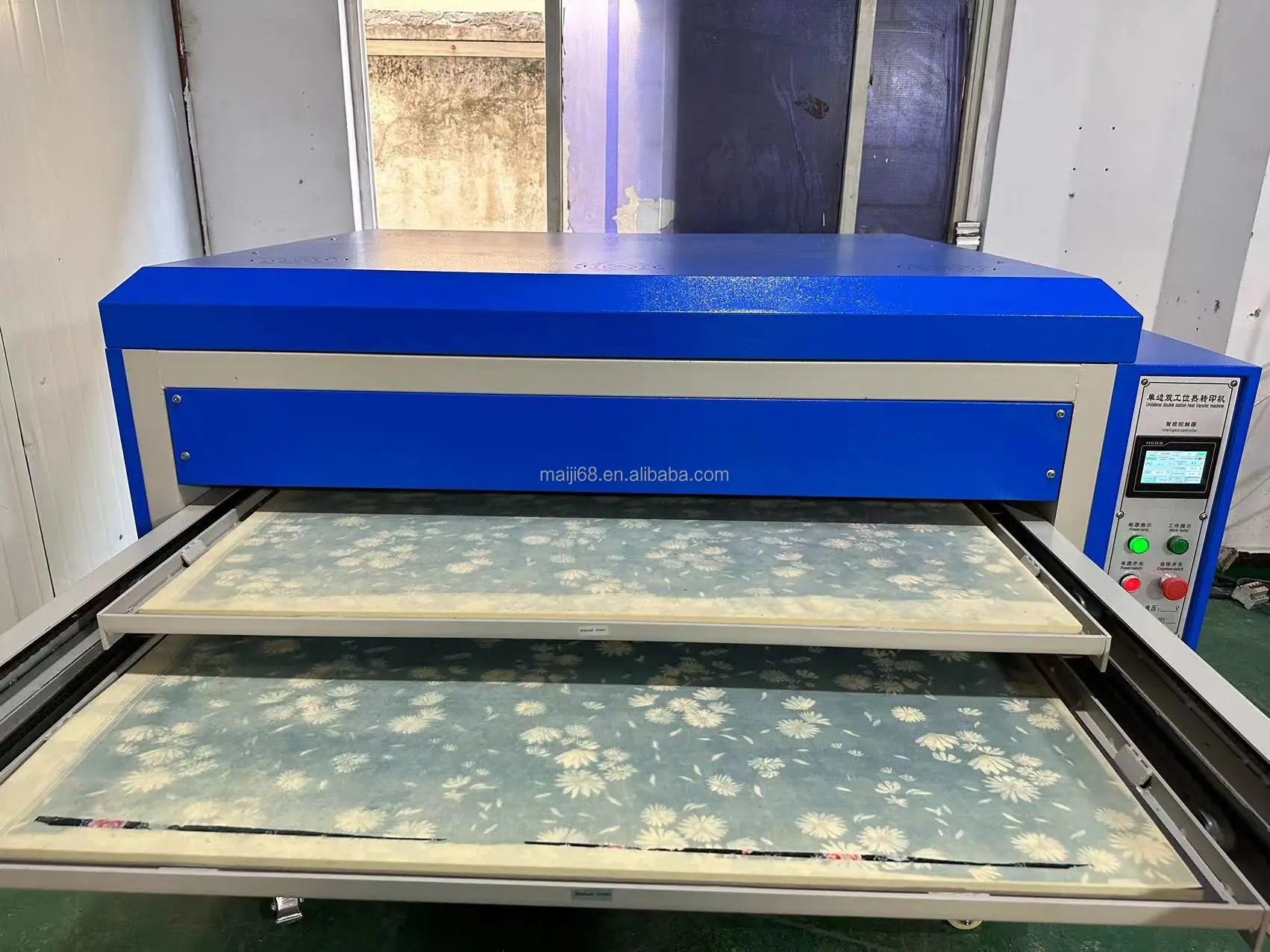120*100 penumatic heat press machine for mouse pad Yoja mat carpet blanket flag tent t-shirt press