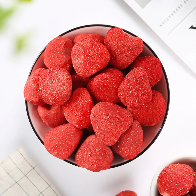 Wholesale New Arrival Pure Natural Freeze Dried Fruit Strawberry Slice Dry Strawberry
