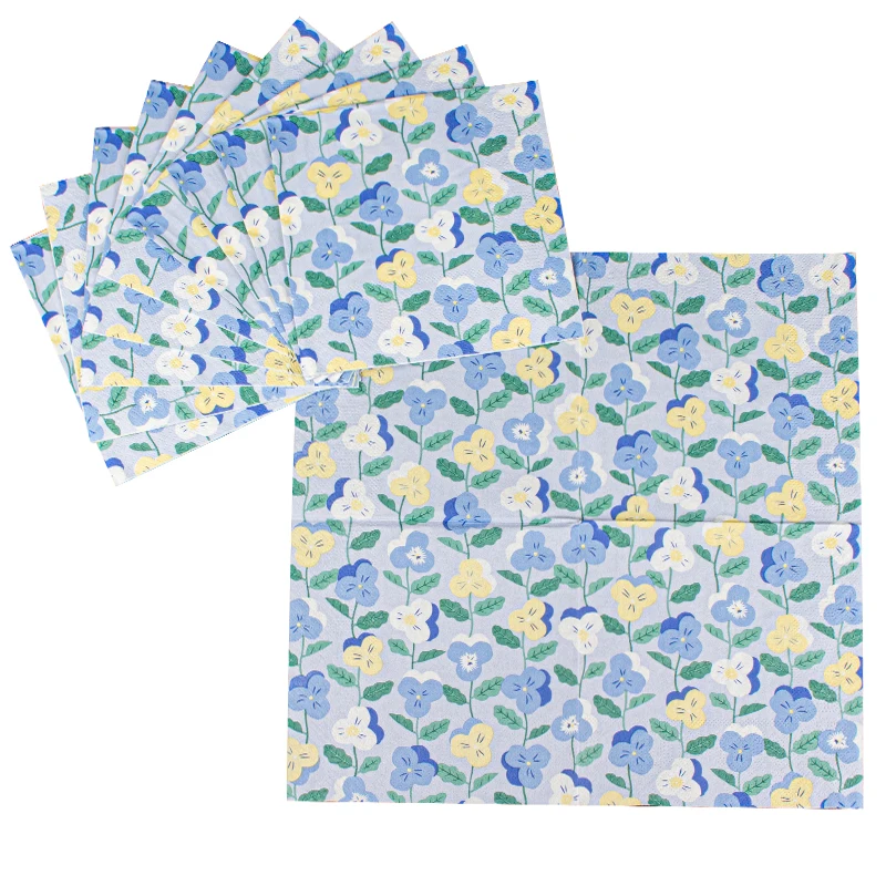 High quality custom logo servilletas de papel tissue dinner paper napkins serviettes