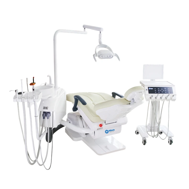 MKT-400 передвижной стоматологический стул с барные стулья Электрический инструмент блок Фошань стоматологическая установка