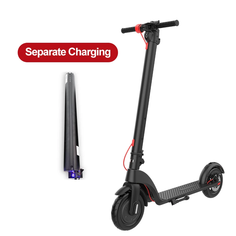 Fast E scooter 350W Aluminum Alloy Air Tyre Two Wheel Cheep Dual Moto Foldable Adult Electric Scooter