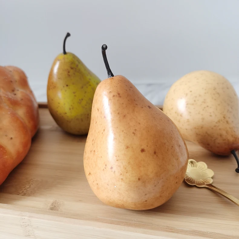 pear ornaments photography props Christmas decorations  simulation apple pear fruits Artificial fruits