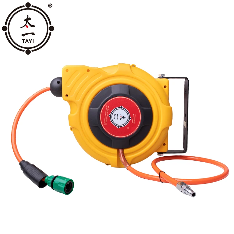 Портативный воздушный шланг катушки бытовой машинной мойки и садоводства водяной шланг катушки настенный Авто катушка перемотки шланга