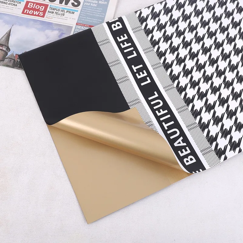 Luxury korean wholesale brand paper Christmas Gift Wrapping Paper Designer Wrapping Paper