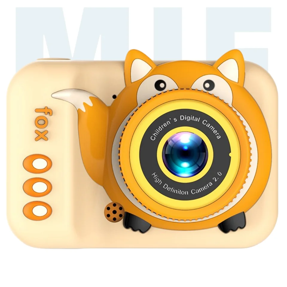 MJF вырезать лиса мультяшная игрушка фото Рождественский подарок мини Hd экран 1080P цифровой 400 мАч 2 0 видео камера для детей Q3