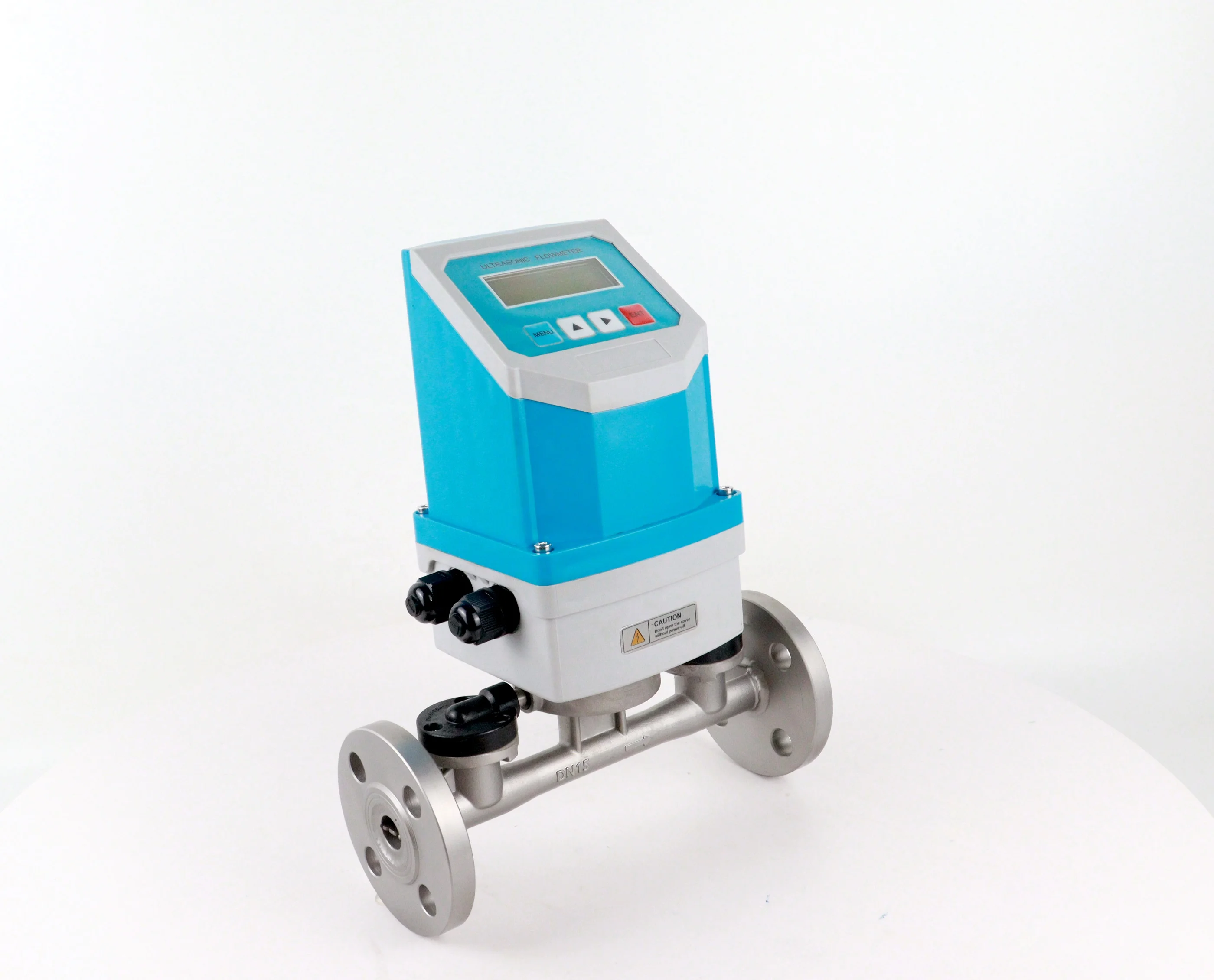 customization TDS100 high quality hydraulic oil liquid water fixed flowmeter LCD Ultrasonic water  flow meter