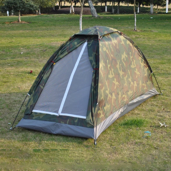 Wholesale Ultralight Anti-mosquito Single 1 Person Camping Camouflage Tent Hunting