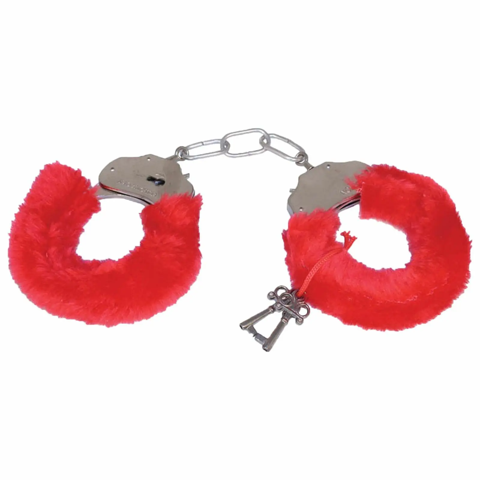 Fluffy Furry Handcuffs Hen Fancy Dress Stag Night Girls Party Role Play Sexy Toy Red Handcuffs