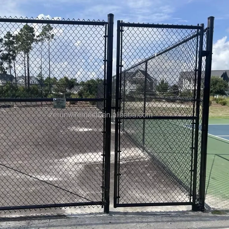 Hot sale 5ft chain link galvanized fence chain link fence with privacy screen and top rail