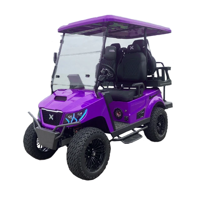 New powerful Lithium battery Electric Golf cart equipped with safety system Also used for sightseeing bus TOP GOLF