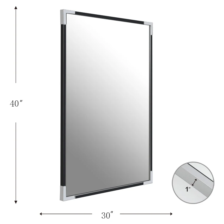 Factory Outlet Contemporary House Decor Wall Mirror Modern Style Wall Wood Mirrors