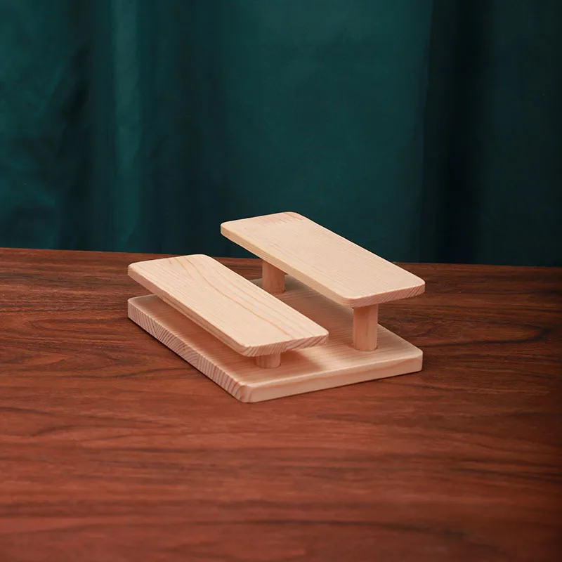 High Quality Natural Wooden Glasses Display Rack Holder Sunglasses Display Stand