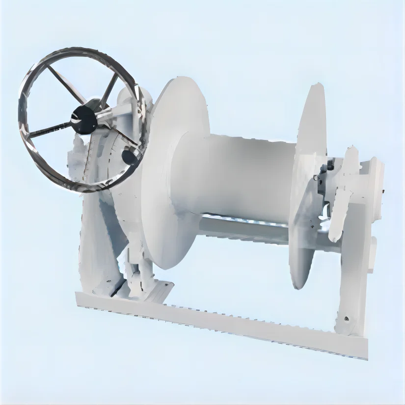 China Marine yacht Deck winch manufacturer cast steel 8.5kw Electric Loading Winch with single/double Drum