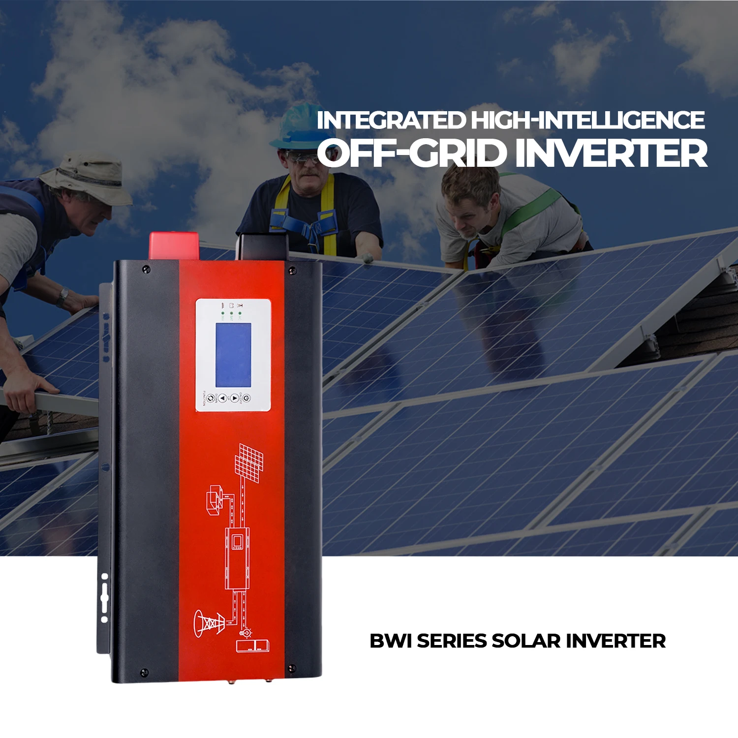 High Performance Solar Green Energy Generated by  Solar Inverter 1000W to 6000W