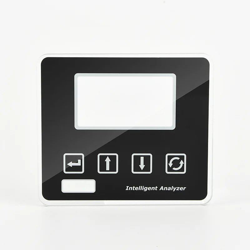 Customized high quality silk screen printed tempered glass switch panel socket anti fingerprint tempered smart glass panel