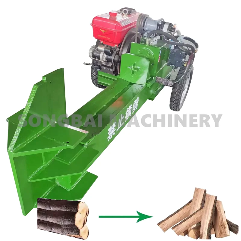 25 Ton Wood Splitter Hydraulic Electric Log Splitting Machine Tree Stump Cutter For Sale