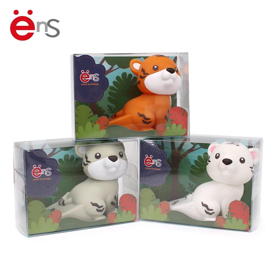 Cute Tiger Door Stop For Home Decoration Plastic Door Stopper
