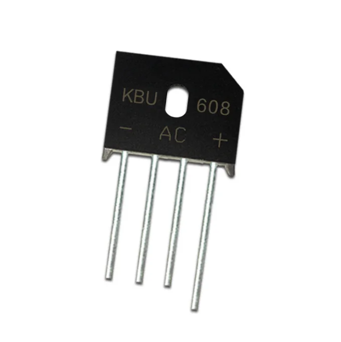 KBU608 6A 800V Bridge Rectifier Diode KBU 6 Amp 800 Volt Electronic Silicon Diodes KBU608