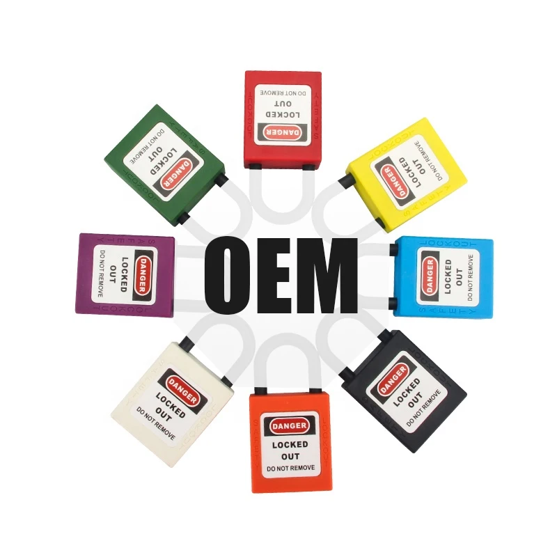 China Manufacturer M-N38KD Durable Light weight Abs Lockout Padlock Security Padlock