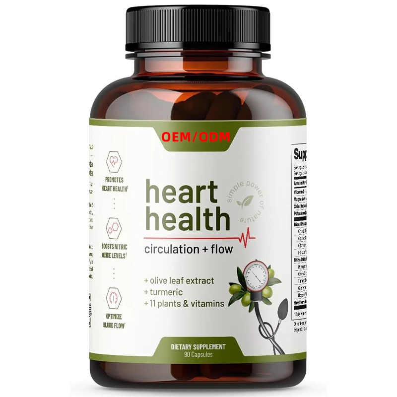 90 Capsules Heart Health Support, Naturally Support Healthy Blood Circulation