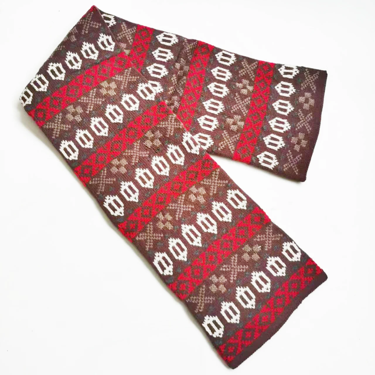 Classic Fashion In Stock Double Layer Kids Scarf Jacquard Neck Warmer Knitted Children Soccer Scarf